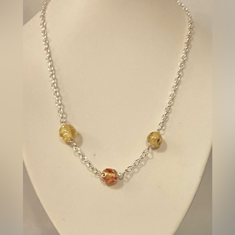 NEW Lampwork Glass  necklace